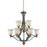 Z-Lite Lagoon 9 Light Chandelier, Brushed Nickel, Matte Opal - 704-9-BN