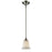 Z-Lite Lagoon 1 Light Mini Pendant, Brushed Nickel, Matte Opal - 704MP-BN