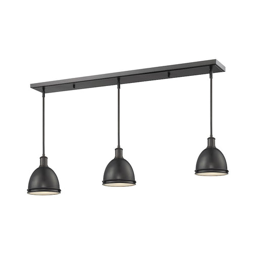 Z-Lite Mason 3 Light Island/Billiard Light, 50x8x9.75", Bronze, Bronze - 708MP-3BRZ