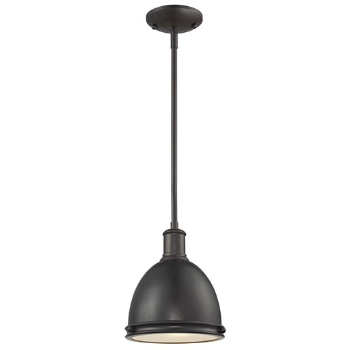 Z-Lite Mason 1 Light Mini Pendant, Bronze, Bronze - 708MP-BRZ
