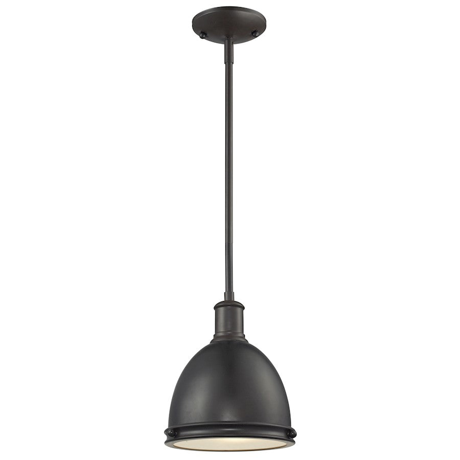 Z-Lite Mason 1 Light Mini Pendant, Bronze, Bronze - 708MP-BRZ