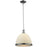 Z-Lite Mason 1 Light Pendant, Chrome, Matte Opal - 715P13-CH