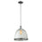 Z-Lite Mason 1 Light Pendant, Chrome, Clear Seedy - 719P13-CH