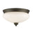 Z-Lite Amon 2 Light Flush Mount, Olde Bronze, Matte Opal - 721F2-OB