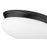 Z-Lite Amon 3 Light Large Flush Mount, Black