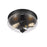 Z-Lite Amon 2 Light Small Flush Mount, Matte Black