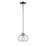 Z-Lite Amon 1 Light Mini Pendant, Chrome, Clear Seedy - 722MP-CH