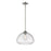 Z-Lite Amon 1 Light Pendant, Brushed Nickel, Clear Seedy - 722P13-BN