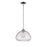 Z-Lite Amon 1 Light Pendant, Chrome, Clear Seedy - 722P13-CH