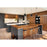 Z-Lite Z-Studio 1 Light Mini Pendant, Matte Black/Brushed Nickel
