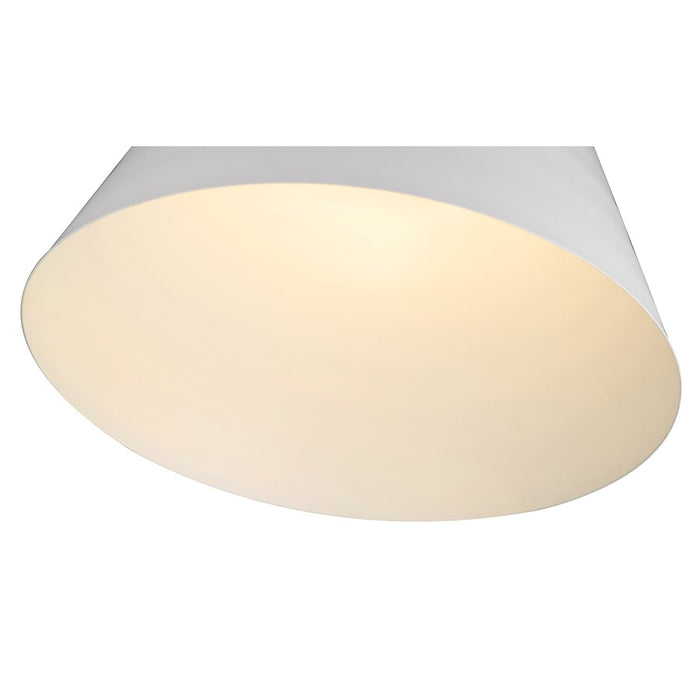 Z-Lite Z-Studio 1 Light Pendant, White/Heritage Brass