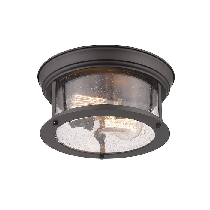 Z-Lite Sonna 2 Light Small Flush Mount, Bronze