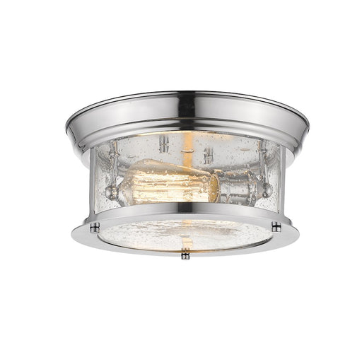 Z-Lite Sonna 2 Light Small Flush Mount, Chrome - 727F10-CH