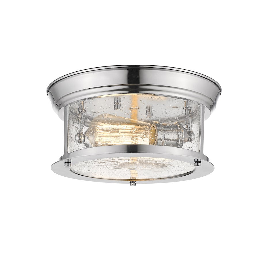 Z-Lite Sonna 2 Light Small Flush Mount, Chrome - 727F10-CH