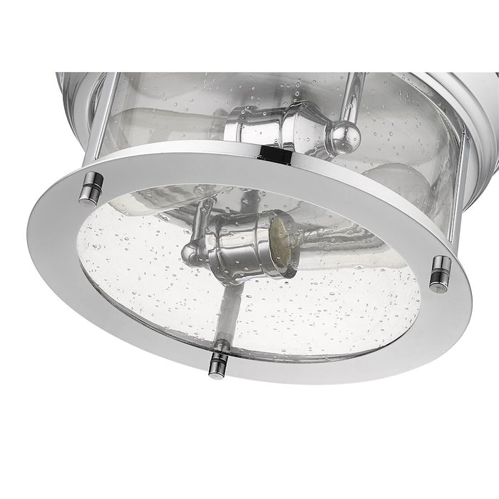 Z-Lite Sonna 2 Light Small Flush Mount, Chrome