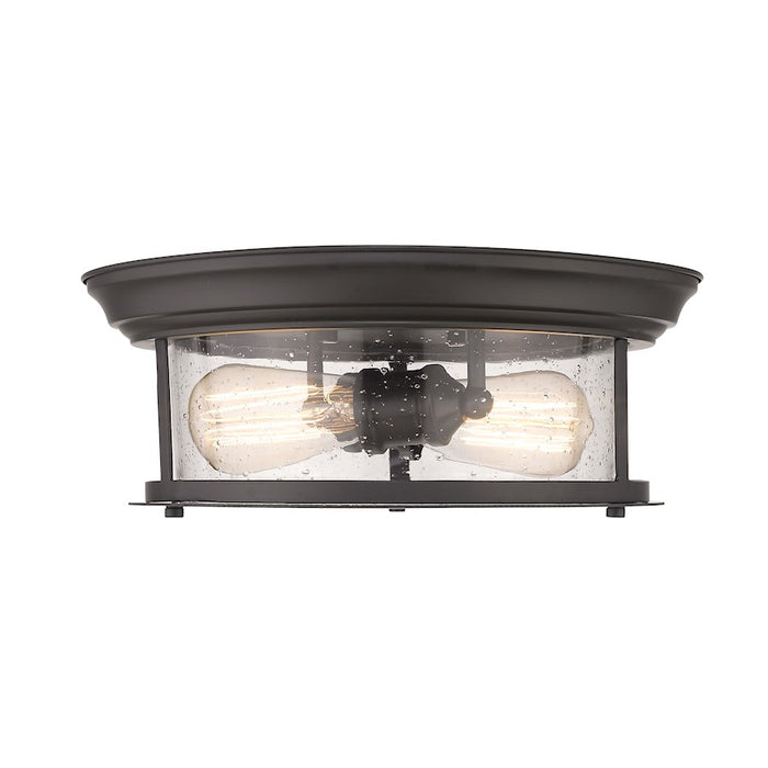 Z-Lite Sonna 2 Light Large Flush Mount, Bronze
