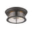 Z-Lite Sonna 2 Light Large Flush Mount, Bronze