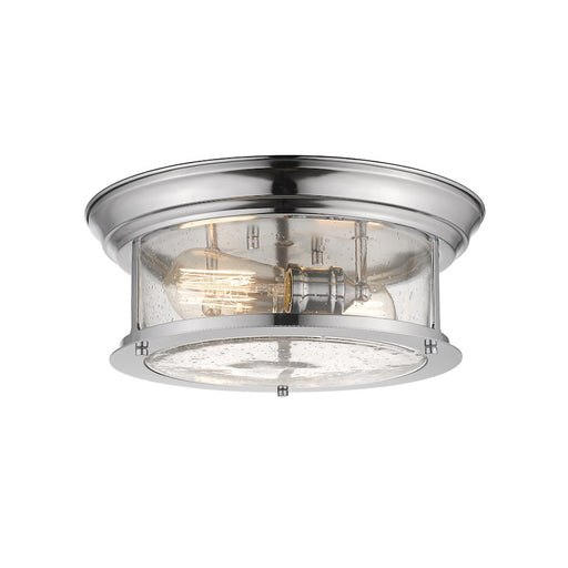 Z-Lite Sonna 2 Light Large Flush Mount, Chrome - 727F13-CH