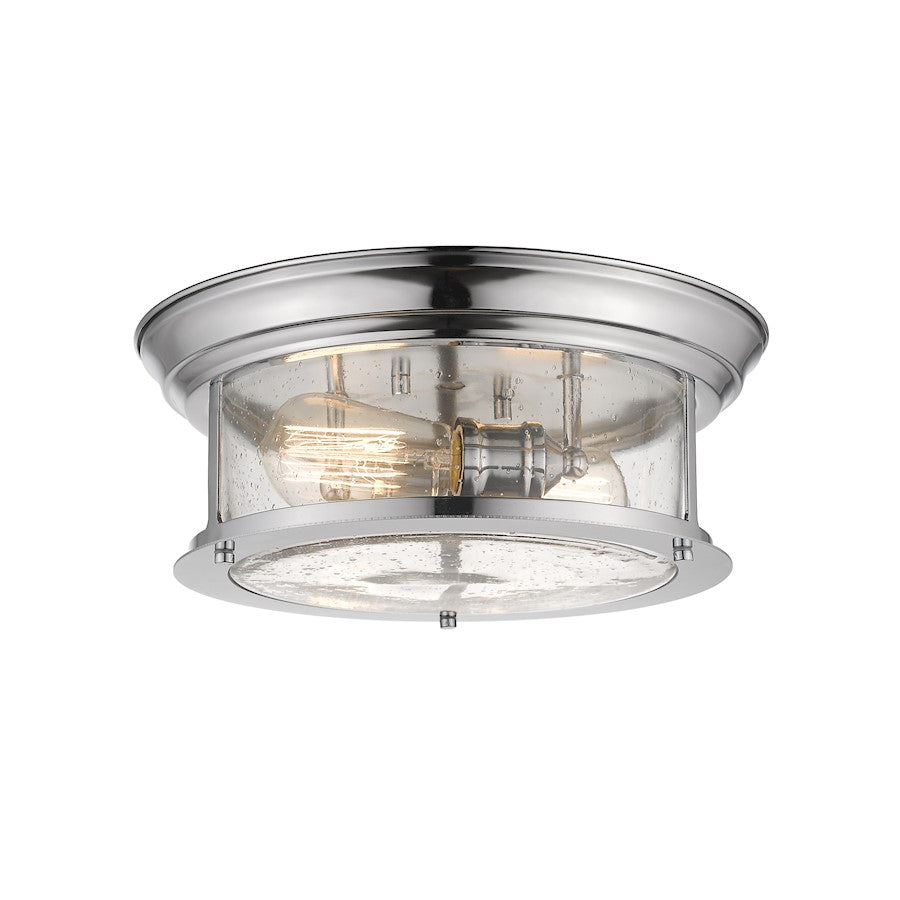 Z-Lite Sonna 2 Light Large Flush Mount, Chrome - 727F13-CH