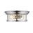 Z-Lite Sonna 2 Light Large Flush Mount, Chrome