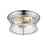 Z-Lite Sonna 2 Light Large Flush Mount, Chrome