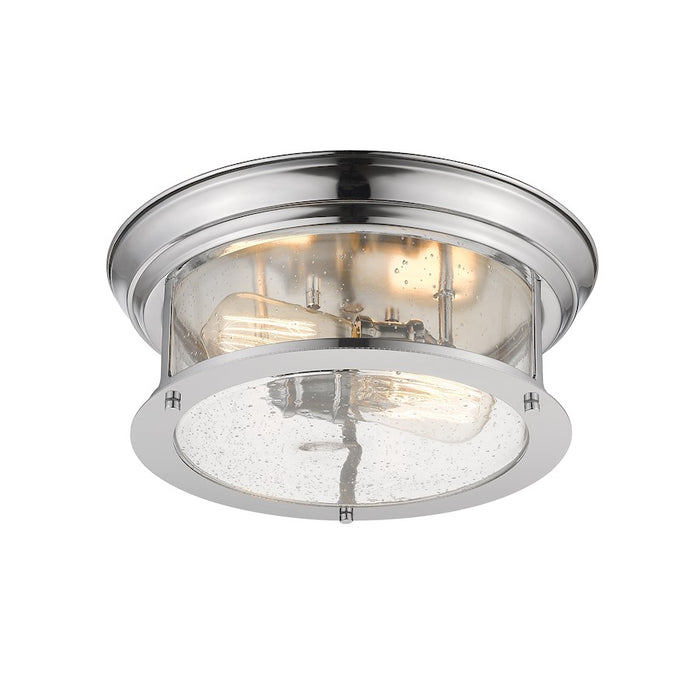 Z-Lite Sonna 2 Light Large Flush Mount, Chrome