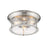 Z-Lite Sonna 3 Light Flush Mount, Brushed Nickel