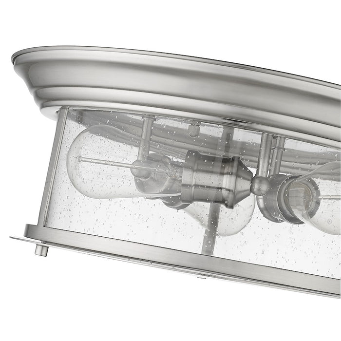 Z-Lite Sonna 3 Light Flush Mount, Brushed Nickel