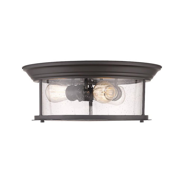 Z-Lite Sonna 3 Light Flush Mount, Bronze