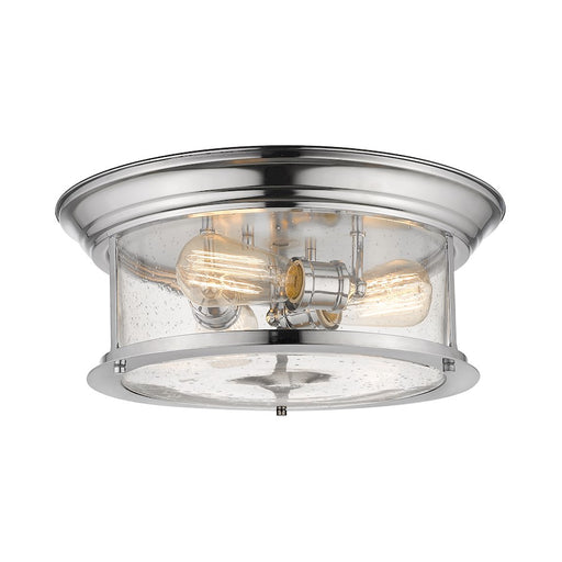 Z-Lite Sonna 3 Light Flush Mount, Chrome - 727F16-CH