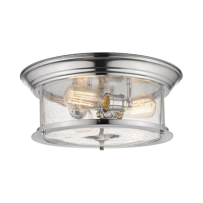 Z-Lite Sonna 3 Light Flush Mount, Chrome - 727F16-CH