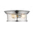 Z-Lite Sonna 3 Light Flush Mount, Chrome