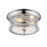 Z-Lite Sonna 3 Light Flush Mount, Chrome