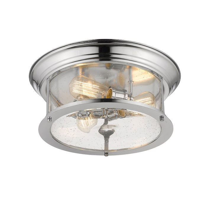 Z-Lite Sonna 3 Light Flush Mount, Chrome