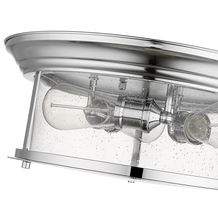 Z-Lite Sonna 3 Light Flush Mount, Chrome