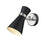 Z-Lite Soriano 1 Light 9" Sconce, Black/Brushed Nickel/Black