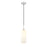 Z-Lite Monty 1 Light 17" Pendant in Brushed Nickel/Matte Opal - 732P17-BN