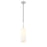 Z-Lite Monty 1 Light 22" Pendant, Nickel/Matte Opal
