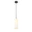Z-Lite Monty 1 Light 22" Pendant, Matte Black/Opal