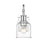 Z-Lite Bryant 1 Light Wall Sconce, Chrome/Clear Seedy