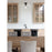 Z-Lite Bryant 1 Light Flush Mount, Matte Black/Clear Seedy