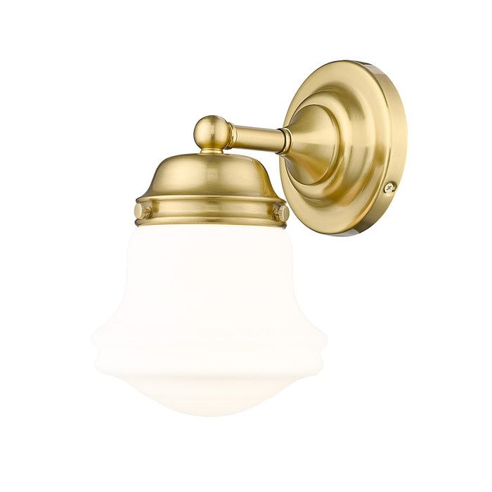 Z-Lite Vaughn 1 Light Wall Sconce, Luxe Gold/Matte Opal - 735-1S-LG