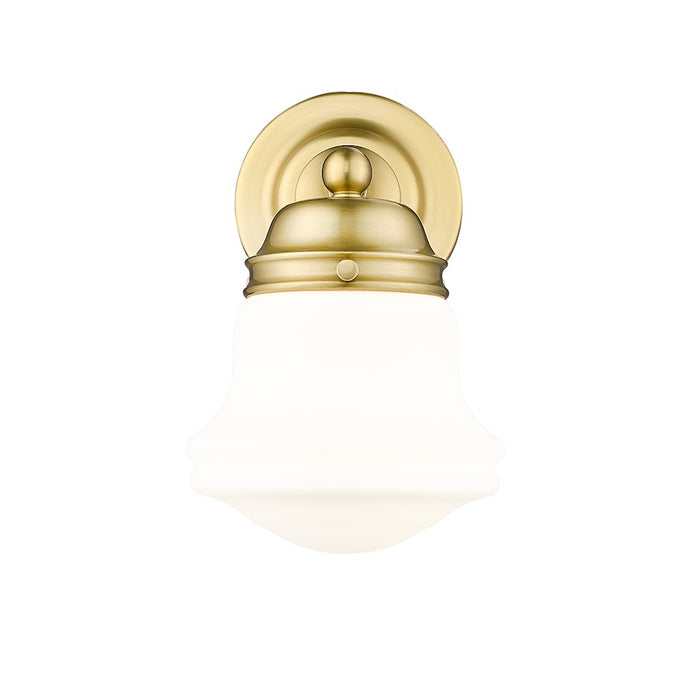 Z-Lite Vaughn 1 Light Wall Sconce, Luxe Gold/Matte Opal