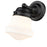 Z-Lite Vaughn 1 Light Wall Sconce, Matte Black/Opal