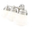 Z-Lite Vaughn 3 Light Vanity, Brushed Nickel/Matte Opal