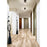 Z-Lite Vaughn 1 Light 9" Flush Mount, Bronze/Clear Seedy