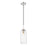 Z-Lite Monty 1 Light 17" Pendant, Brushed Nickel/Matte Opal - 738P17-BN