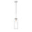 Z-Lite Monty 1 Light 22" Pendant, Brushed Nickel/Matte Opal - 738P22-BN