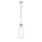 Z-Lite Monty 1 Light 22" Pendant, Brushed Nickel/Matte Opal