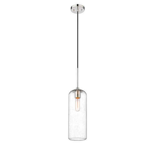 Z-Lite Monty 1 Light 22" Pendant, Brushed Nickel/Matte Opal